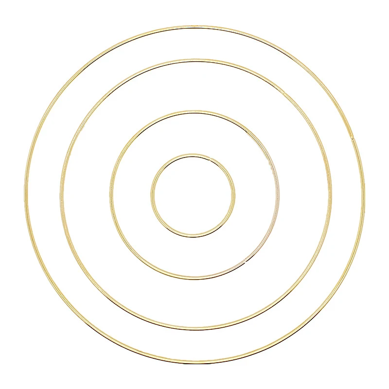 Кольцо в виде Ловца снов, 50-200 мм, с золотым покрытием (art.: 3920bc8115d2d) - 3920bc8115d2d