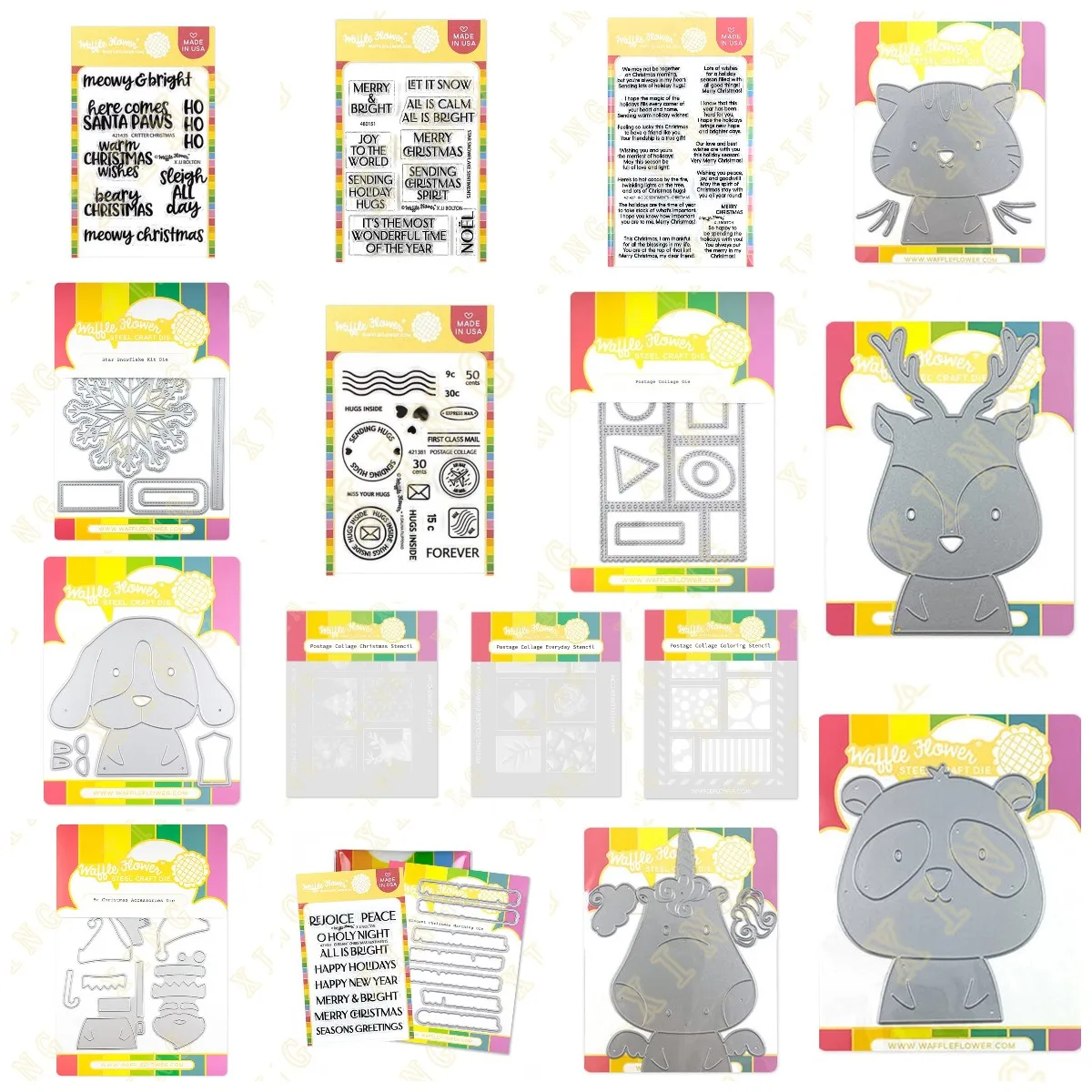 

Christmas Sentiments Star Snowflake New Metal Cutting Dies Stamps Stencil Scrapbooking Make Photo Album Card DIY Paper Embossing