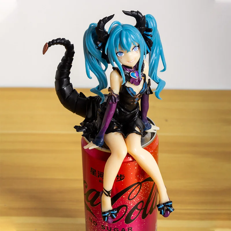 

14cm Anime Hatsune Miku Figure Little Devil Ver Kawaii Action Figurine Girls Collectable Pvc Model Toys for Kids Decor Ornaments