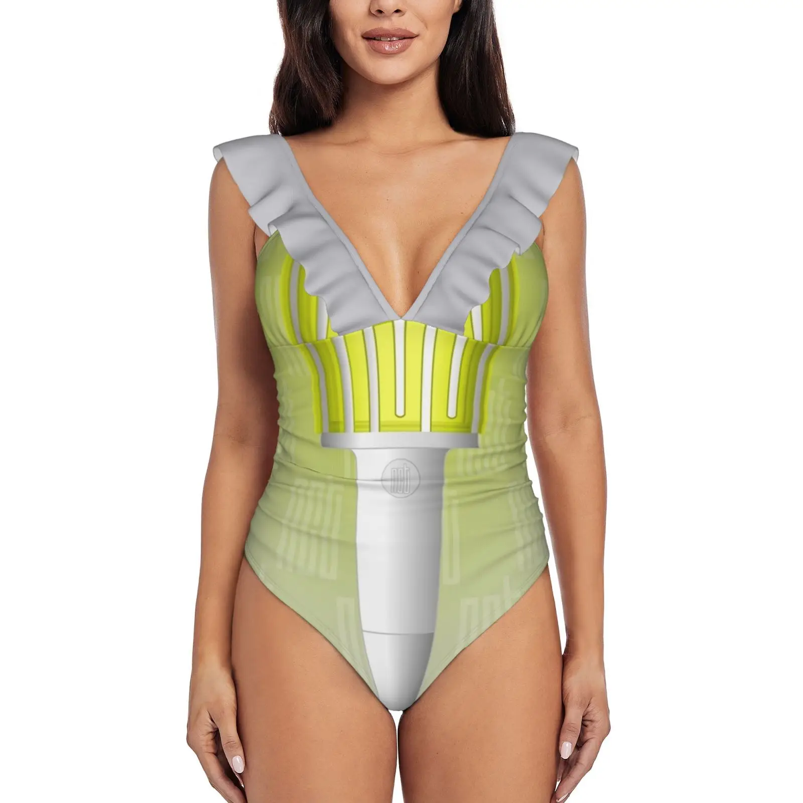 

Kpop , Nct Lightstick , Nctzen Fandom сексуальный цельный купальник, женский купальник, монокини с оборками, купальный костюм, пляжная одежда Kpop Nct