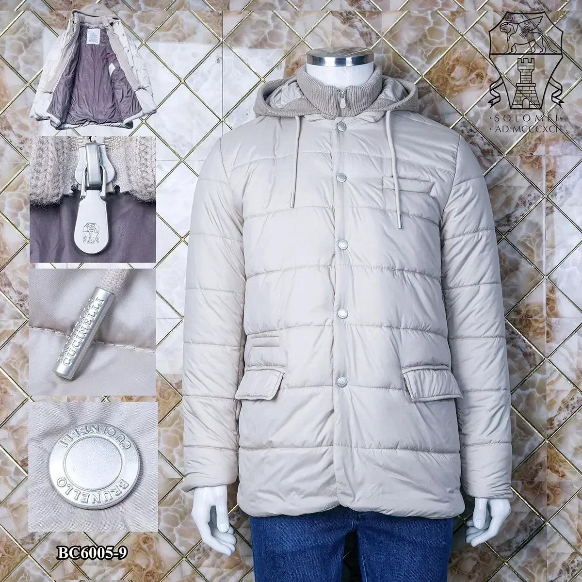 BILLIONAIRE OECHSLI толстая мужская куртка 2025 зима новинка хлопка сохраняющая тепло