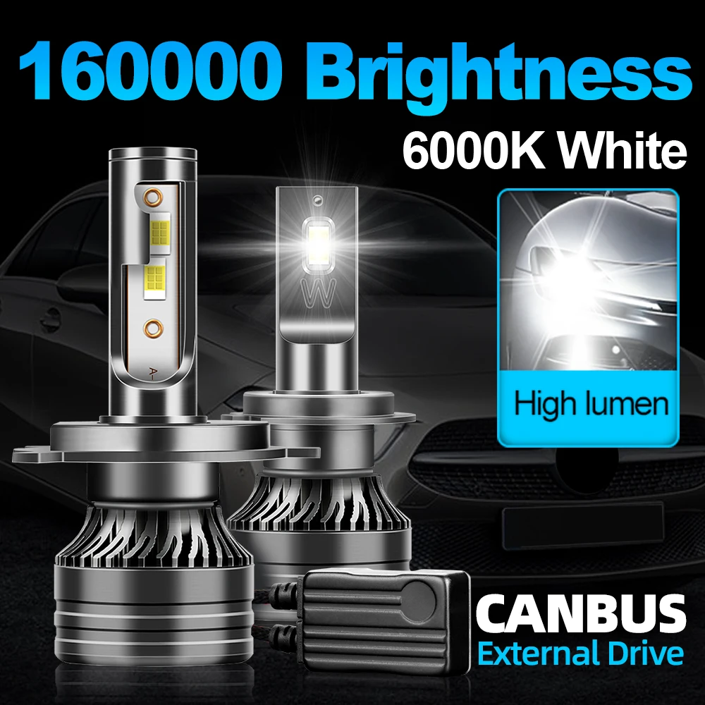 

Лампа для автомобильных фар, H4, H7, 150 Вт, HB4, H11, H1, HB3, 9005, 9006