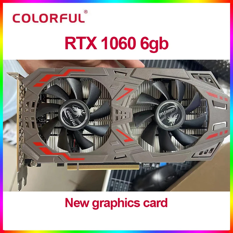 

Colorful Graphic Card GTX 1060 6GB Placa De Video Graphics Video Cards GPU For NVIDIA Rtx1060 6g 6 Gb Mining Gaming AMD Intel