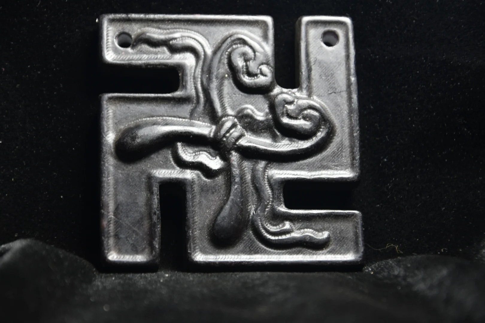 Китайская Красная горная культура метеорит железная Ретро старинная Нефритовая