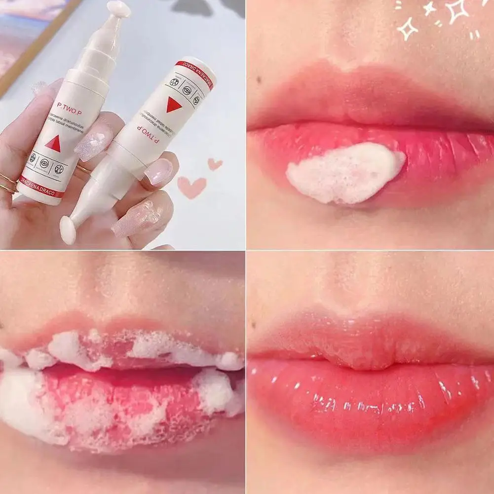 

Dragon Blood Tree Bubble Lip Mask Moisturizing, Moisturizing, Dead Removing Lines Desalinating Skin, Lip and Q0D9