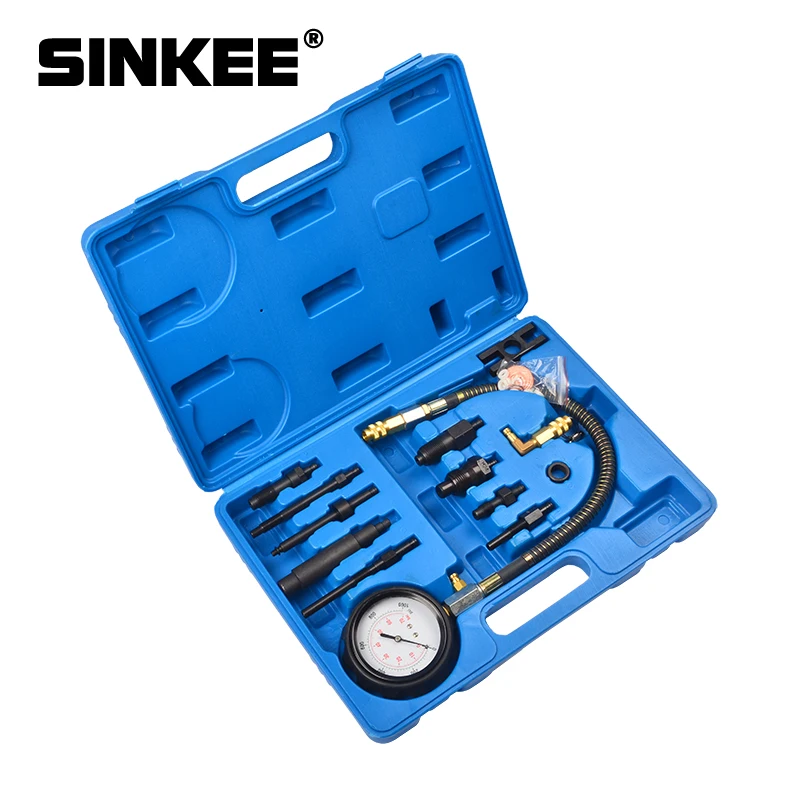 

12Pc Diesel Engine Compression Test Tool Kit Direct Indirect Injection Set