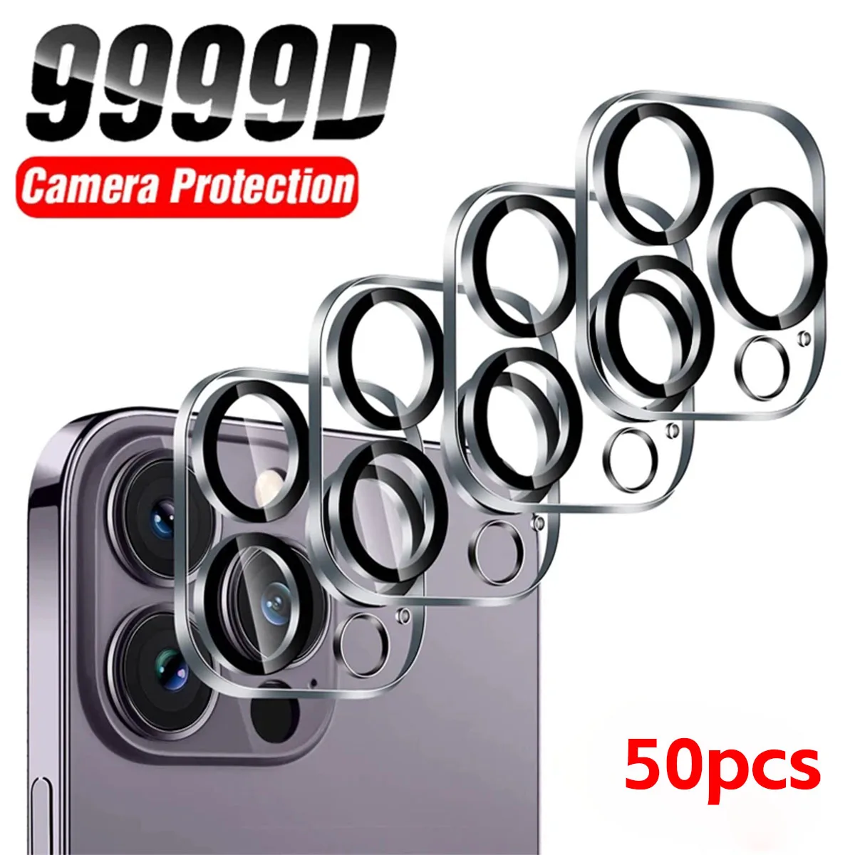 

Стекло для объектива iPhone 15 14 Pro Max, пленка для защиты экрана камеры iPhone 13 Pro Max 12 Mini 11 Pro, 50 шт.