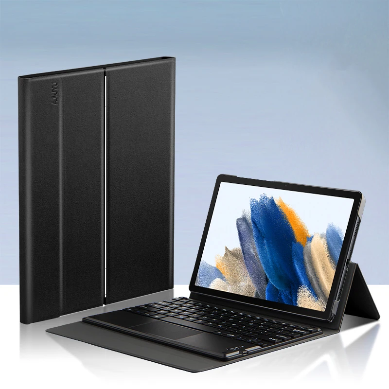 

Металлическая подставка для клавиатуры X200, чехол для Samsung Galaxy Tab A8 10,5 SM-X200 X205, чехол для клавиатуры с беспроводной сенсорной панелью Bluetooth