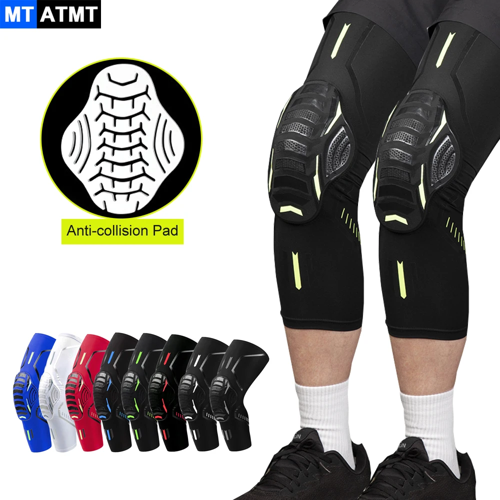 

2Pc Adult Knee Pad Bike Cycling Protection Elbow Basketball Volleyball Sports Knee Pads Knee Leg Covers Anti-collision Protector