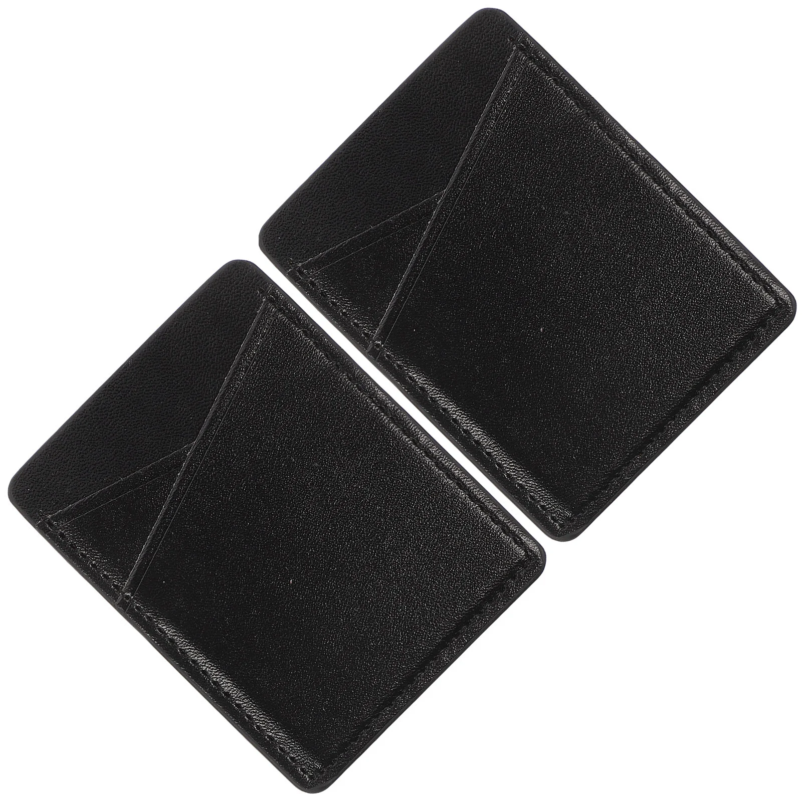 

2 Pcs Appendix Mobile Phone Sticker Card Case Pocket Wallet Holder Back Cellphones