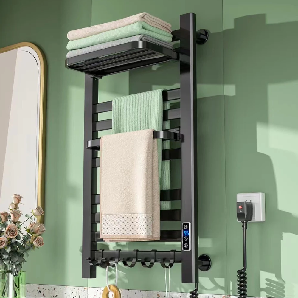 Грелка для полотенец с электрическим подогревом радиатор ванной комнаты 8