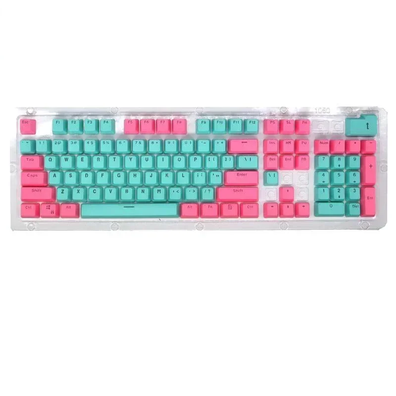 Колпачок для клавиш с двойной подсветкой зеленая белая