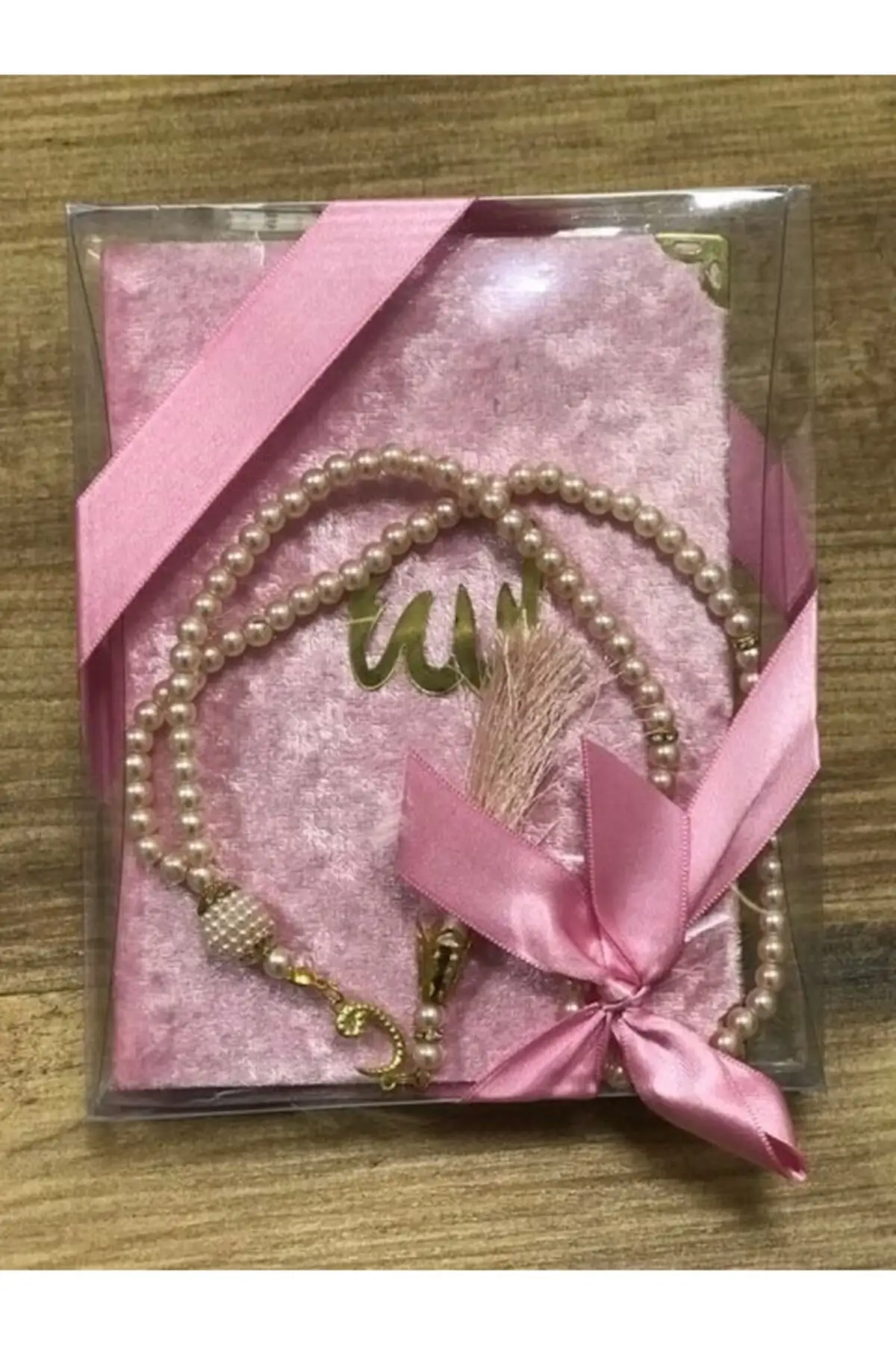 

Pink Mevlit Gifts Yasin Prayer Beads Set