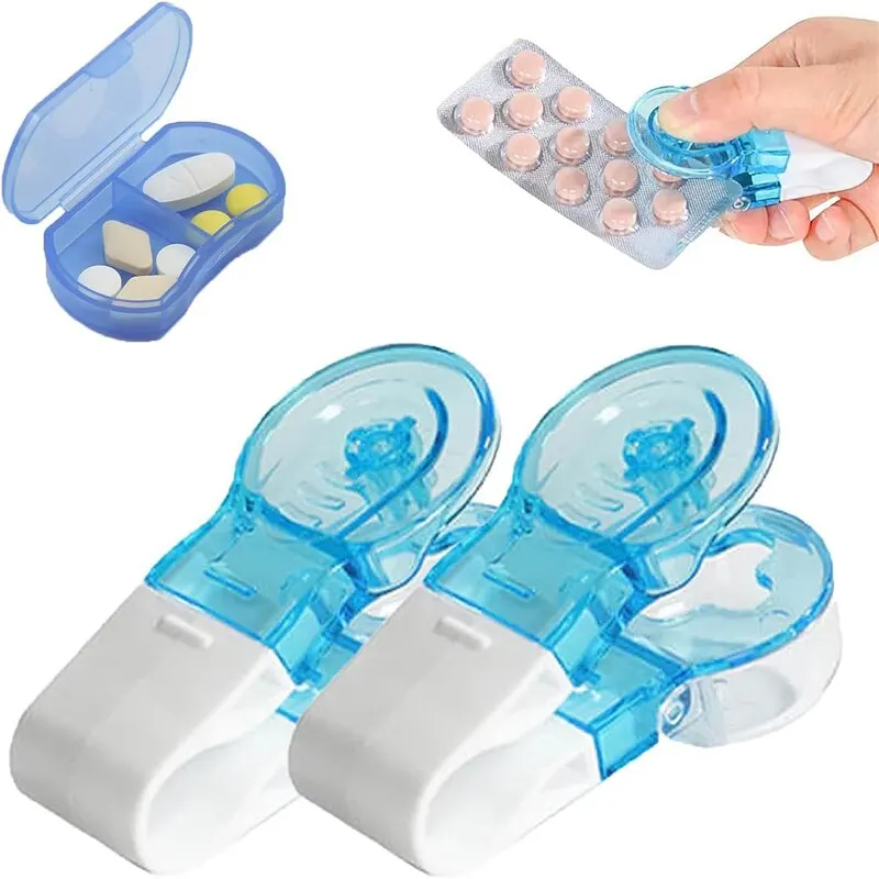 

2023Portable Pill Taker Anti Pollution Artifact Medication Dispenser Pill Taker Pill Dispenser Storage Box For Vitamins Fish Oil