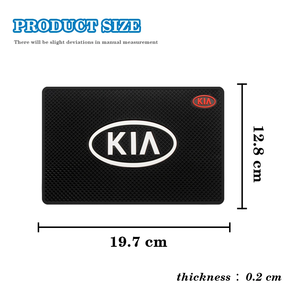 1 шт. автомобильный нескользящий коврик резиновая подставка для мобильного