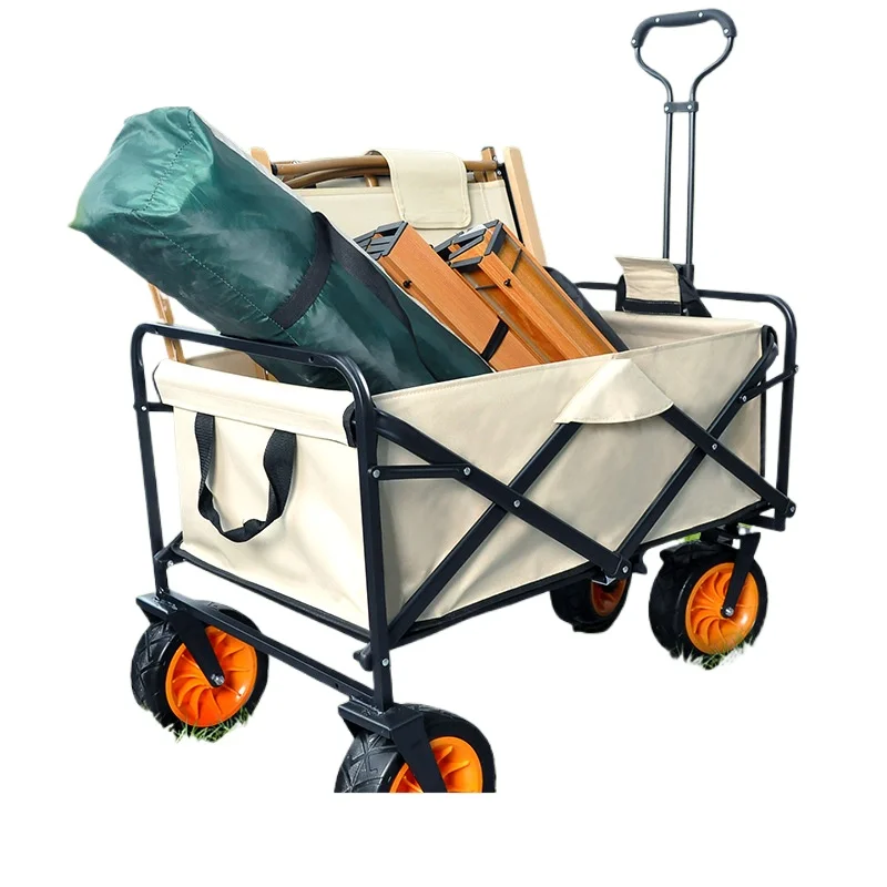 Складная складная тележка для кемпинга Настольная регулируемая сада пикника