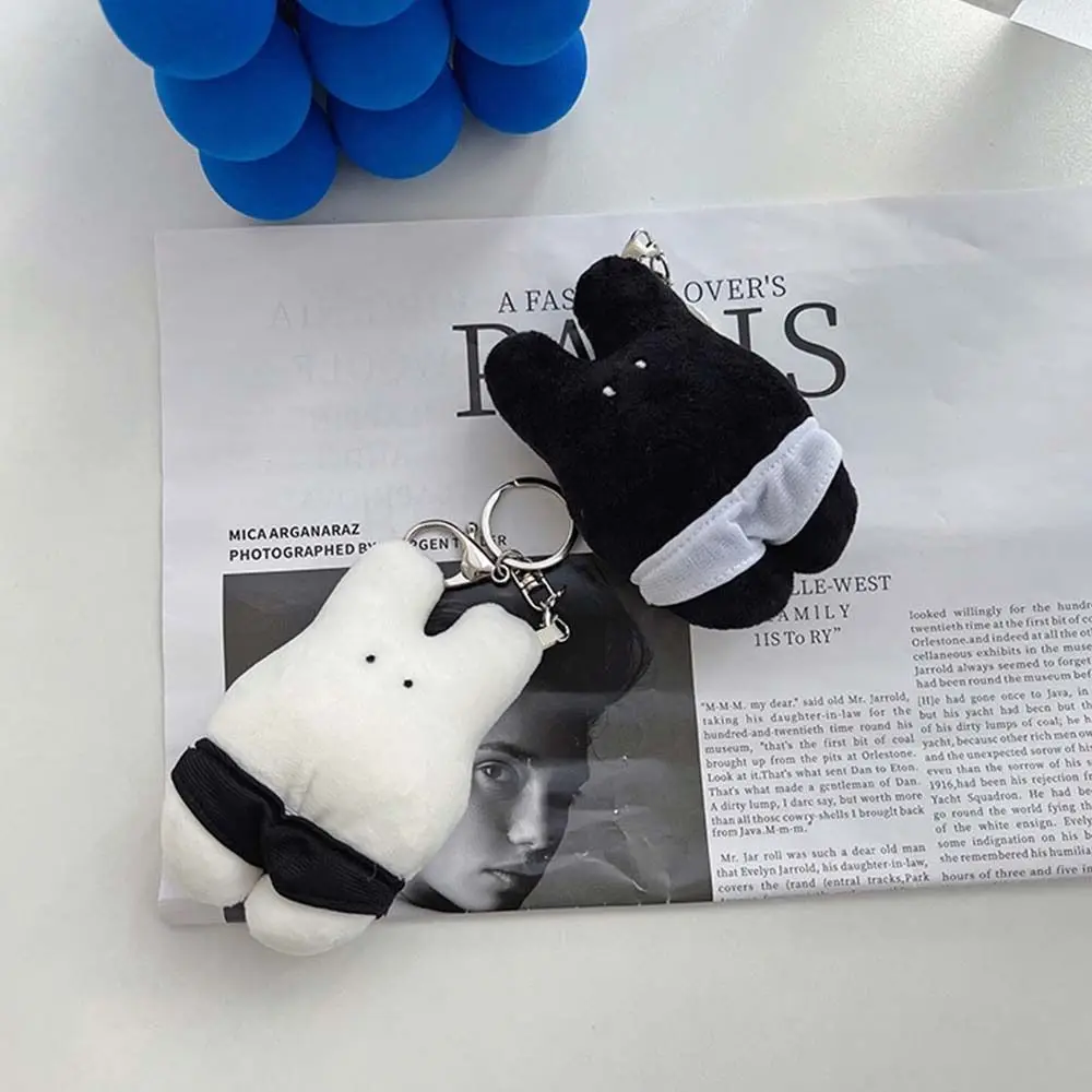 

Key Buckle Rabbit Plush Key Chain Cute Plush Korean Style Plush Doll Toy Cartoon Backpack Charms Bunny Pendant Women