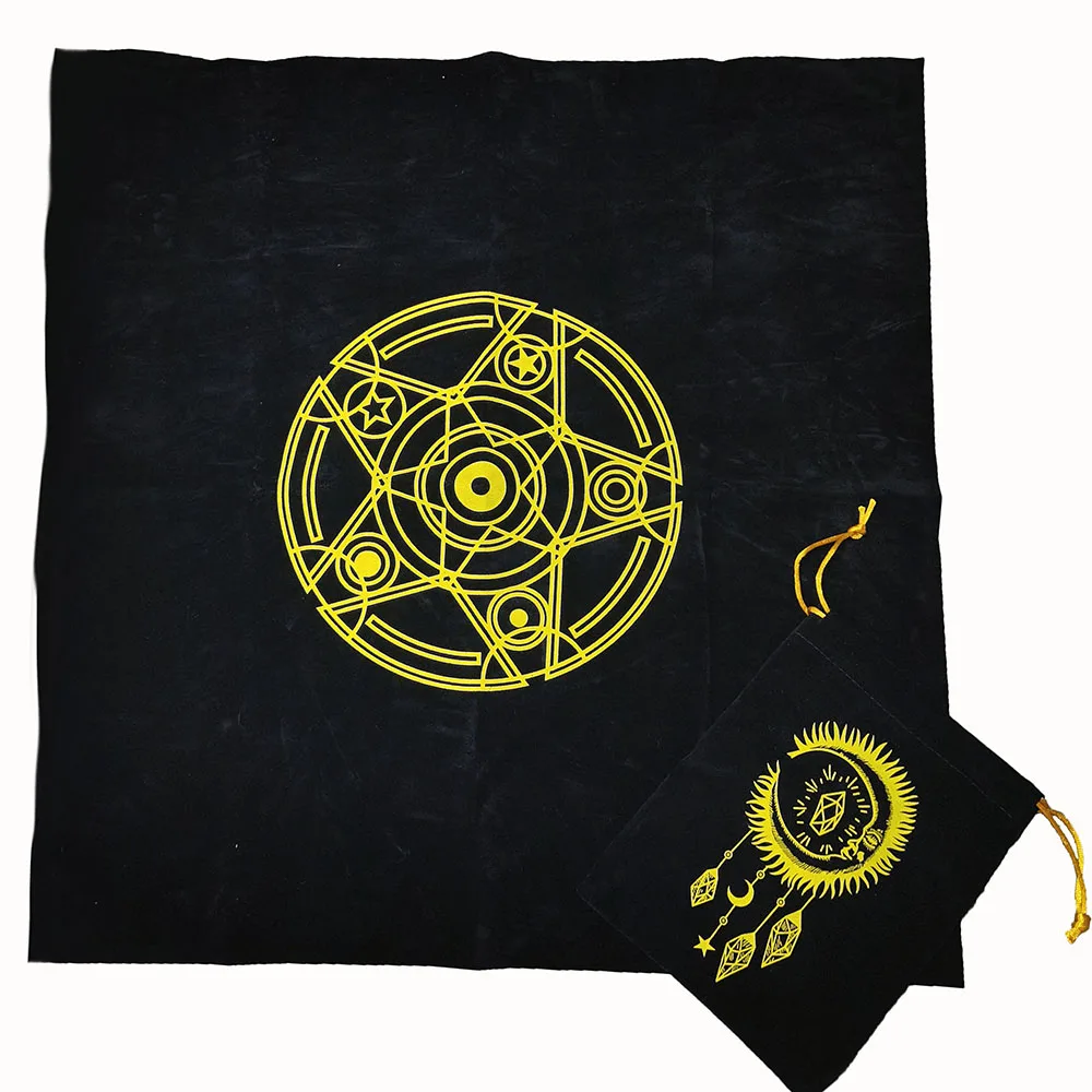 Набор подарочных коробок Deluxe из золотой фольги Tarot 12*7 см Горячее тиснение ПВХ