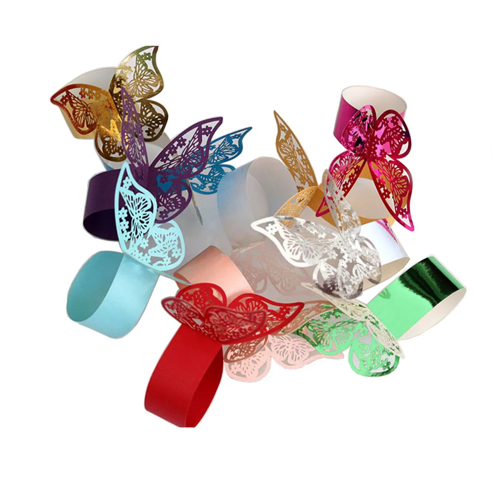 25 шт. бумажные салфетки с лазерной резкой |