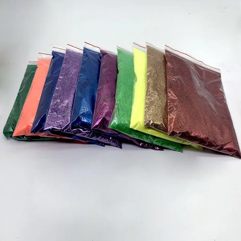 

10g/Bag Colorful Shiny Nail Glitter Powder Flakes Dust Sparkly Chrome Pigment Polish Manicure Nail Art Decoratio DIY Accessories