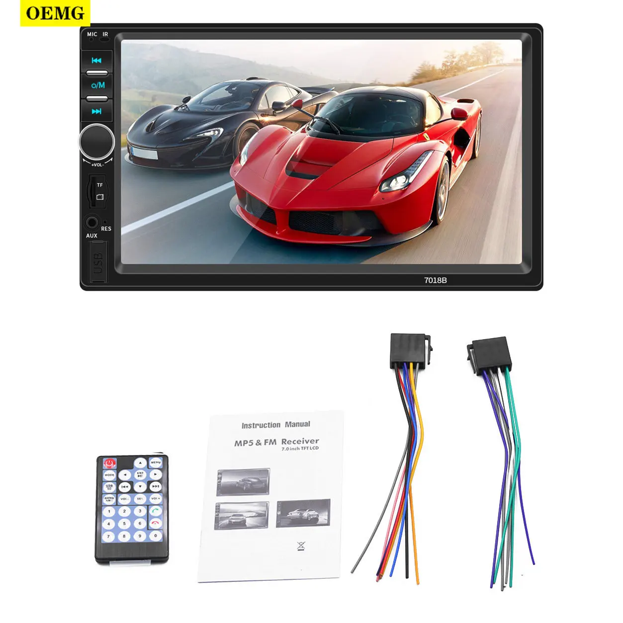 

Car Radio 7" HD Autoradio Multimedia Player Auto Audio Car Stereo MP5 Bluetooth USB TF FM Reversing Video Vehicle Positioning