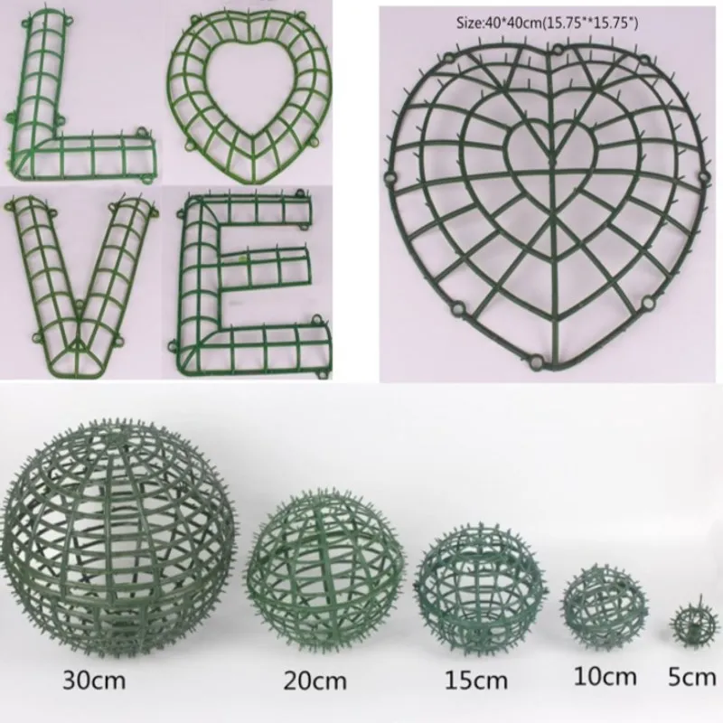 

Artificial Flowers Plant Grating DIY Flower Wall Frame Arch Background Wedding Party Decoration Plastic Fence Frame Base