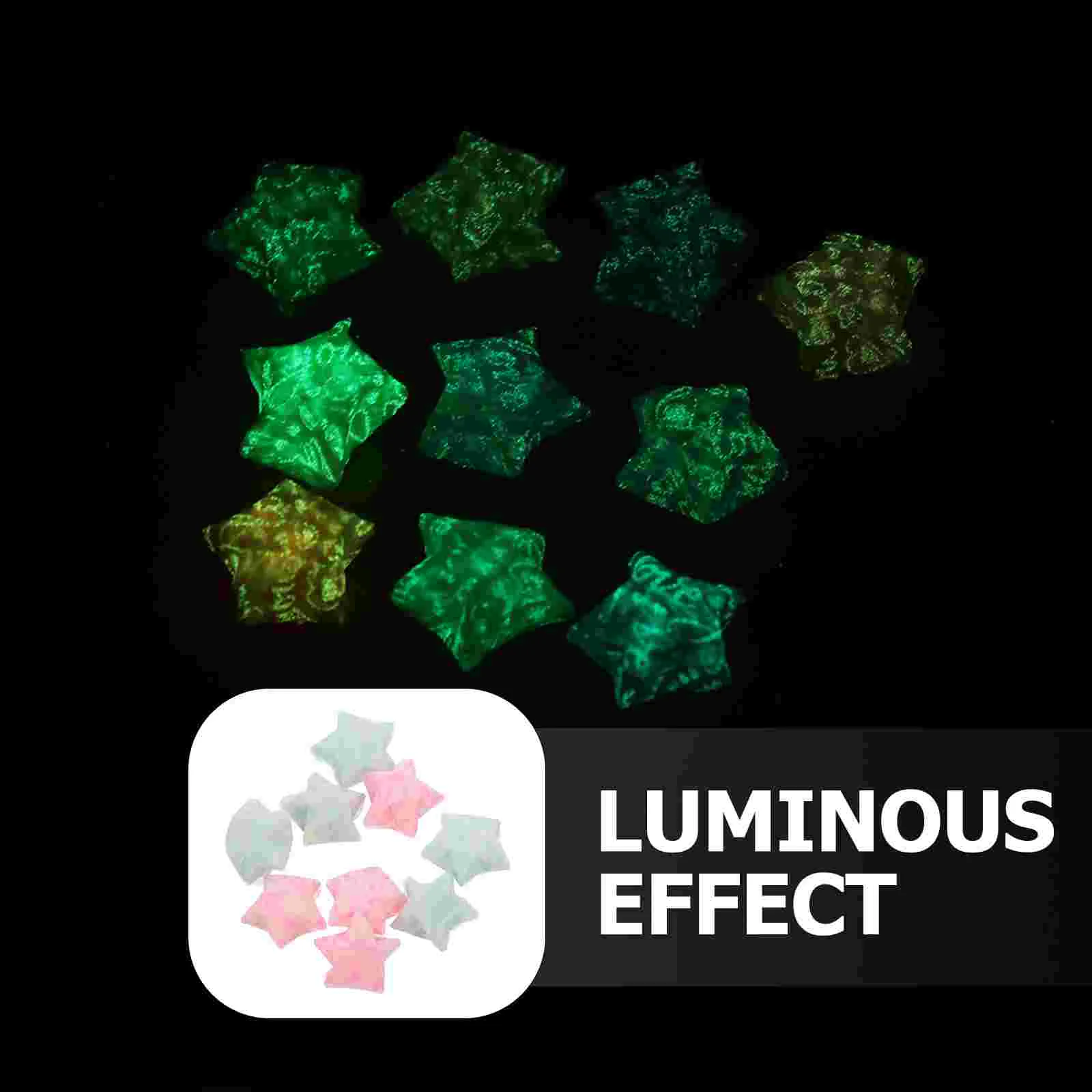 300 шт. складная бумага со звездами оригами светящаяся в темноте для рукоделия