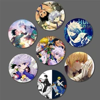 hunter x hunter brooch boys girls cosplay badge for clothes backpack gon freecss anime accessories decoration pin jewelry