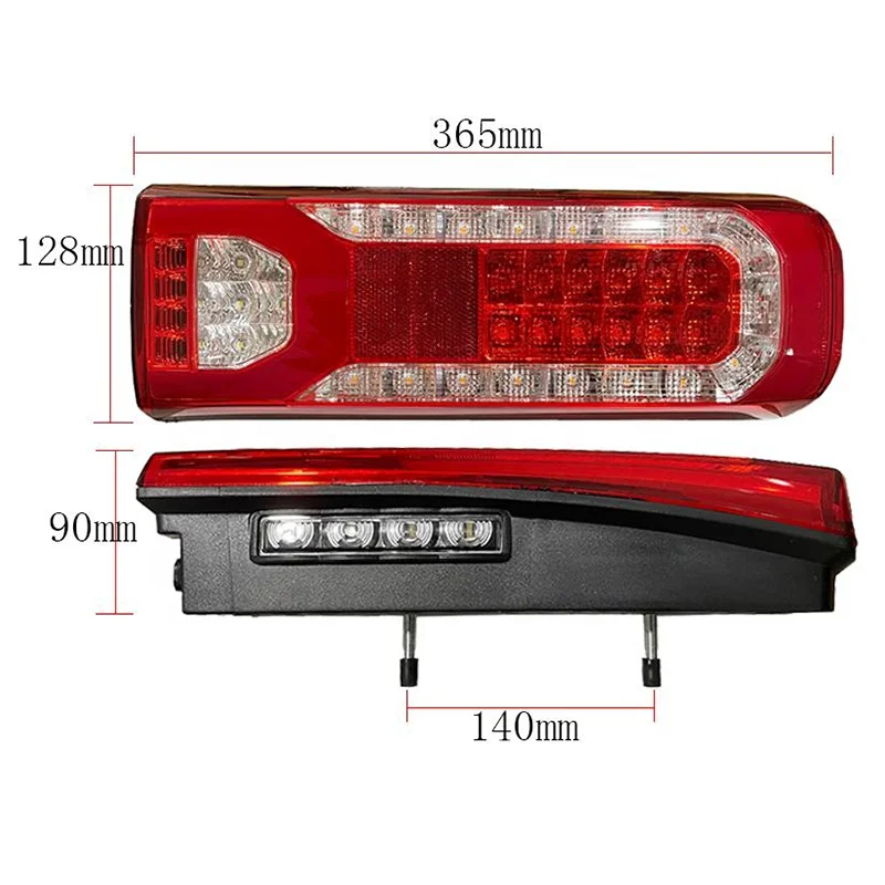 

New Design 24V LED Truck Tail Light 0035441003 0035442103 For Mercedes Benz ACTROS MP4 MP5 ATEGO