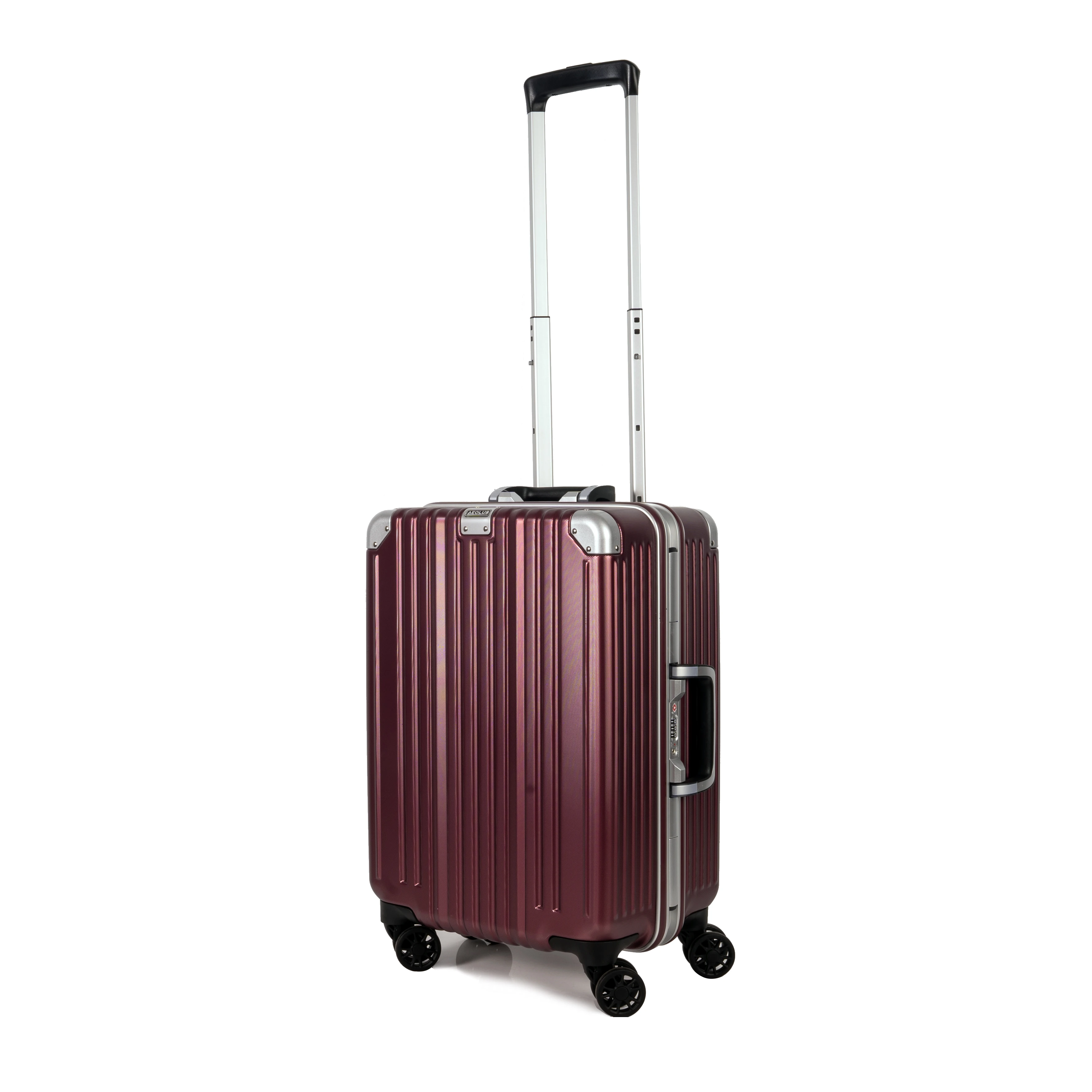 Durable aluminum suitcase TSA lock suitcase universal wheel