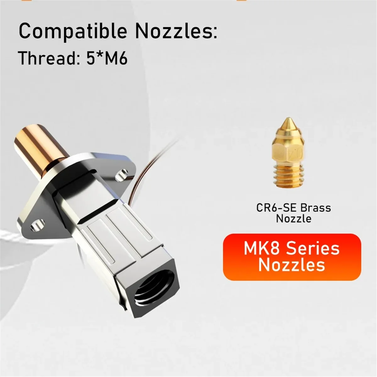 HCB-OT Hotend обновленный комплект K1 HOTEND для экструдера Creality 3D Printer Max CR-M4 Printer(A)