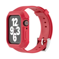 for apple watch 7 6 se 5 4 3 2 1 clear silicone strap for iwatch strap 40mm 44mm 42mm 41mm 45mm sports clear silicone strap