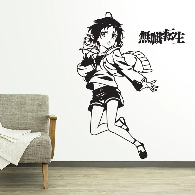 Наклейка на стену Roxy виниловые стеклянные наклейки Mushoku Tensei: безработная
