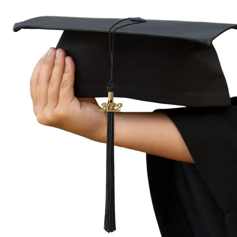 

Academic Graduation Tassel Handmade Soft Tassel Accessories For Graduate Caps 2022 Year Charm Pendant Parties Ceremonies