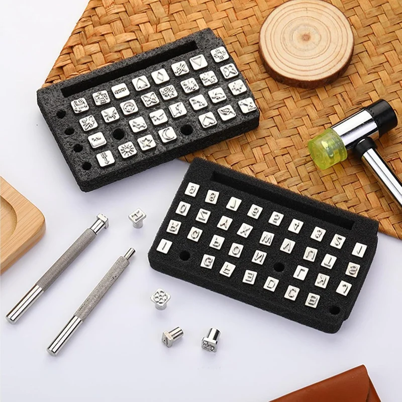 BEAU-инструменты для штамповки кожи с 1 резиновым молотком инструментами