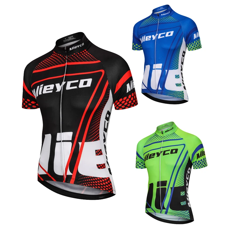 

Mieyco Short Sleeve Cycling Jersey Summer Bicycle Clothing Breathable Road Bike Racing Jersey Unisex Anti-UV MTB Cycling Jersey