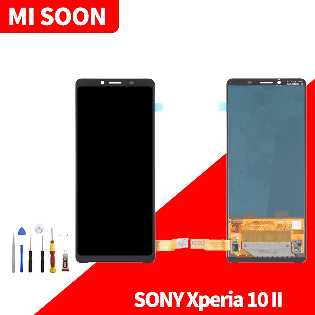 

For SONY Xperia 10 II LCD Display Touch Screen Digitizer Assembly For SONY Xperia 10 II lcd Screen with tools