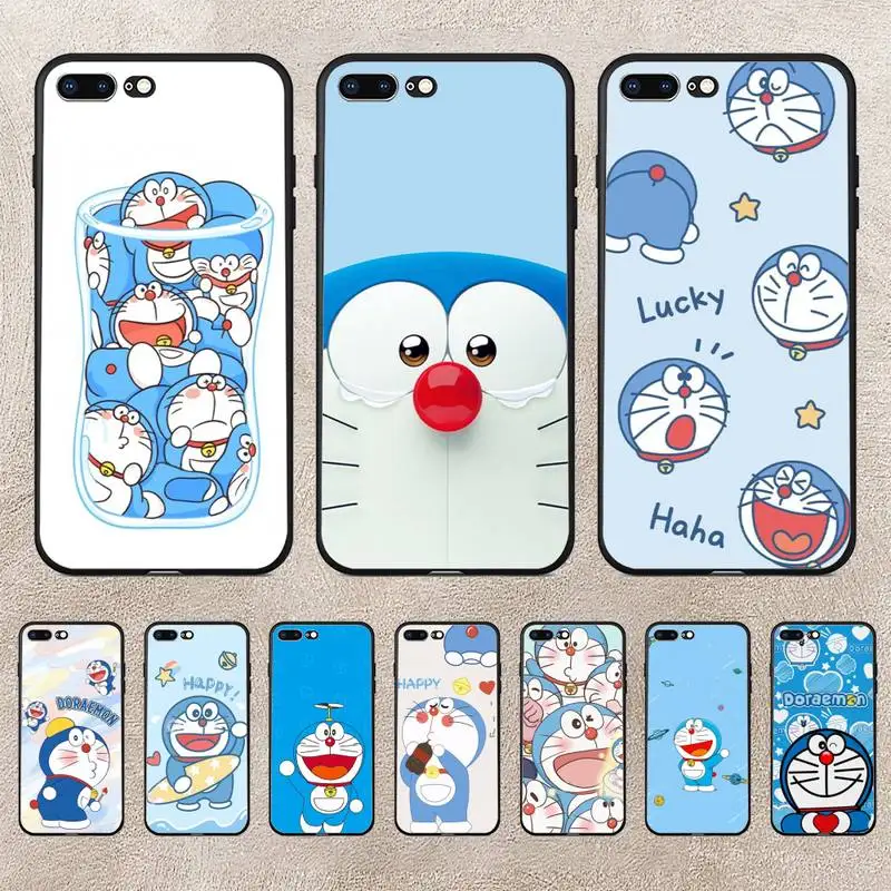 

Anime Doraemons Phone Case For Huawei Y5 Y62019 Y52018 Y92019 Luxury Funda Case For 9prime2019