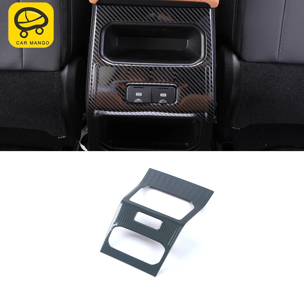 

CarMango for Haval Jolion 2020-2023 Auto Car Accessories Back Air Vent Panel Frame Trim Cover Sticker Rear Interior Decoration
