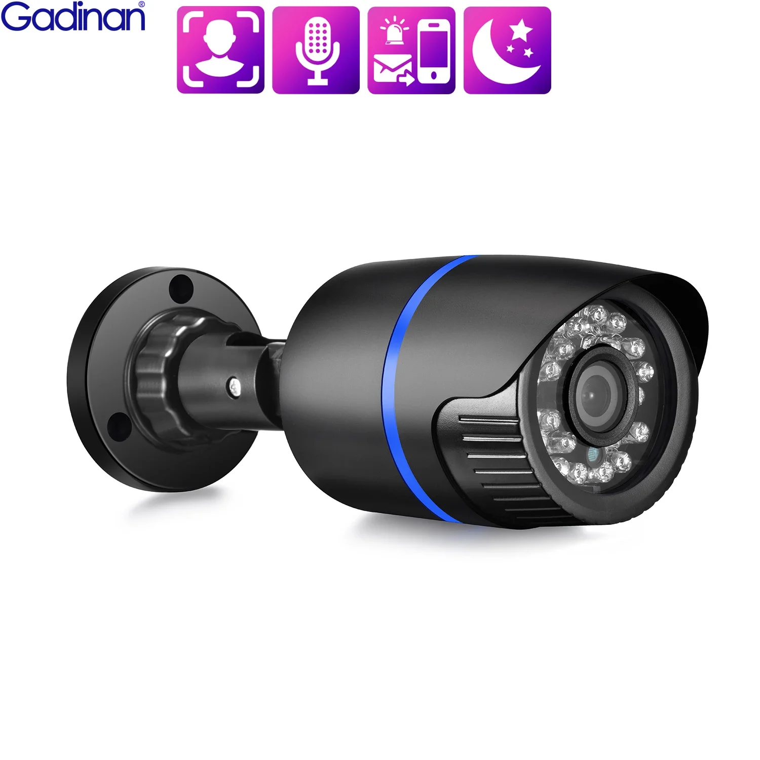 

Gadinan 8MP 4K IP камера для наружного видеонаблюдения