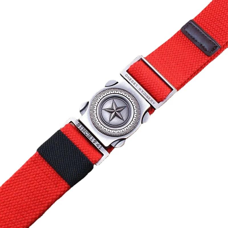 

Men's Canvas Belt Quick Release Metal Buckle Training Belts Military Army Tactical Belts for Men Jeans Man Strap Black Waistband