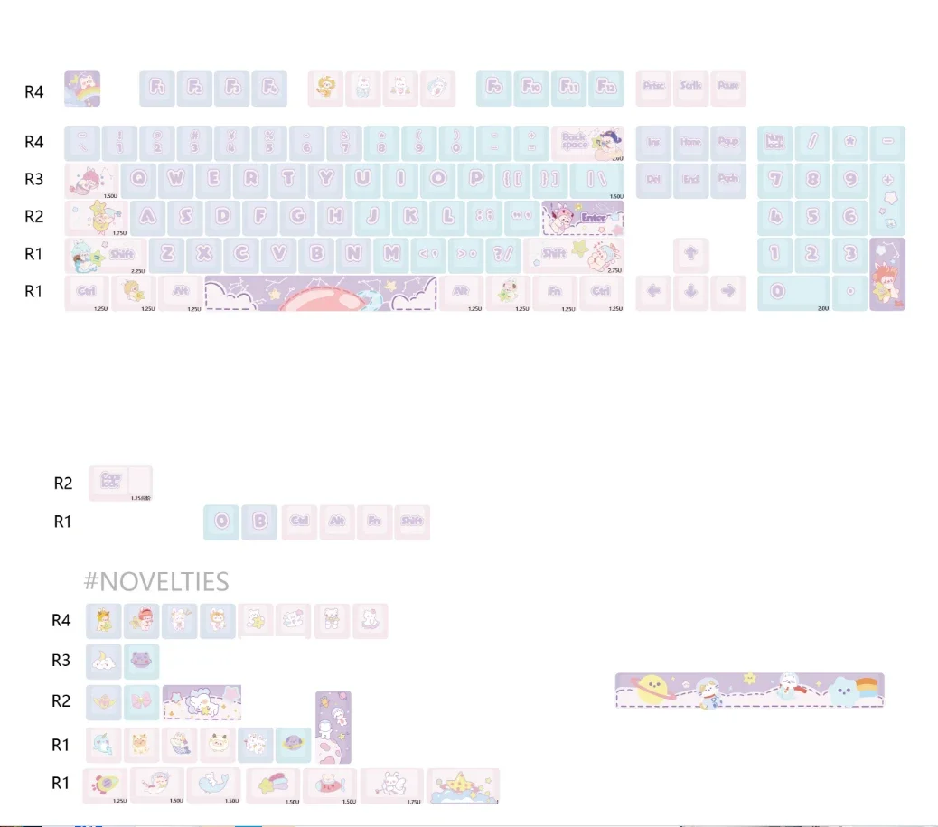 Колпачок для клавиш из ПБТ