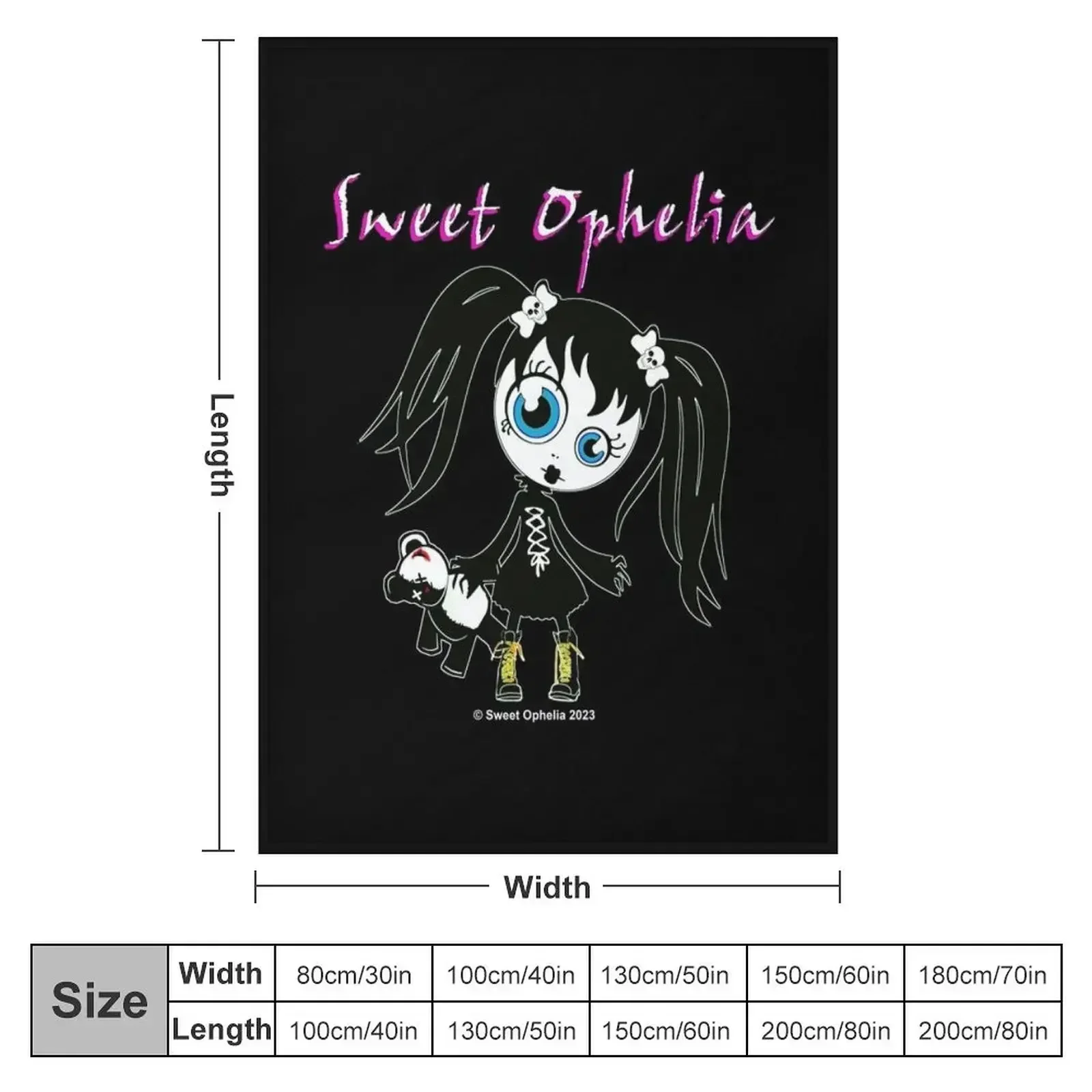 Официальные товары Sweet Ophelia одеяло термобелье для путешествий фланелевое
