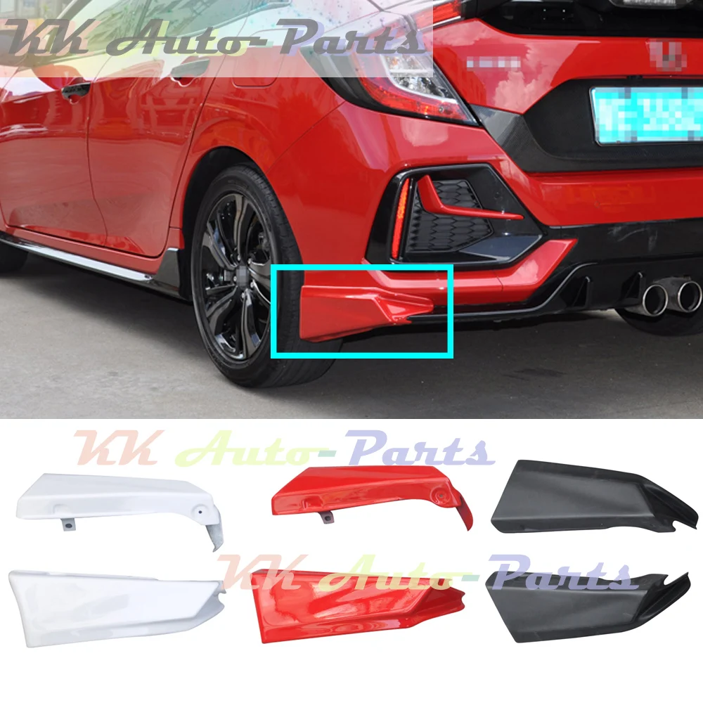 

Диффузор FRP для заднего бампера, сплиттер, спойлер для Honda CIVIC 10, FK7, FK8, хэтчбек с автоматической настройкой, 2 шт.