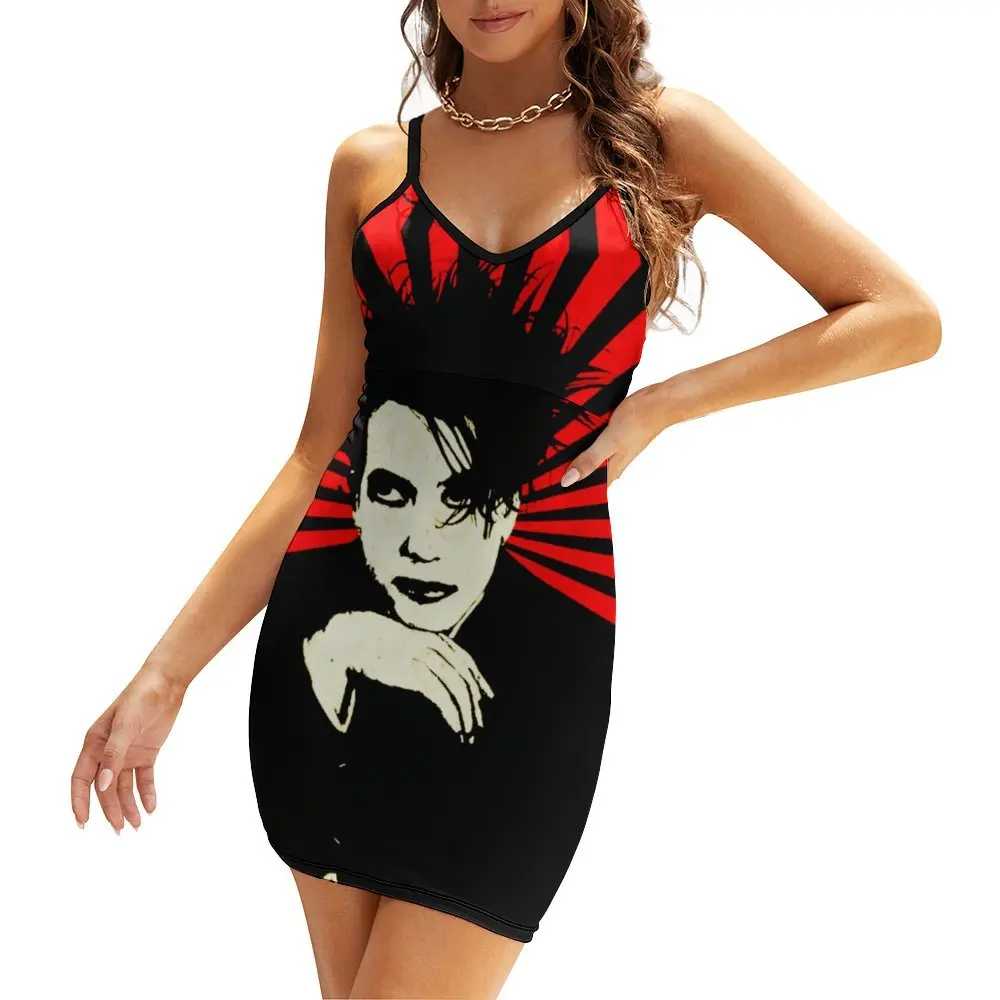 

The Cure Robert Smith 23 Women's Sling Dress Cute Exotic Woman's Gown Funny Clubs The Dress