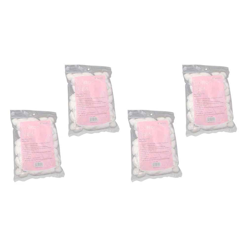 

400 Pcs Makeup Remover Absorbent Cotton Balls Wound Care Accessories Tattoos Salon Supplies Cleaning for