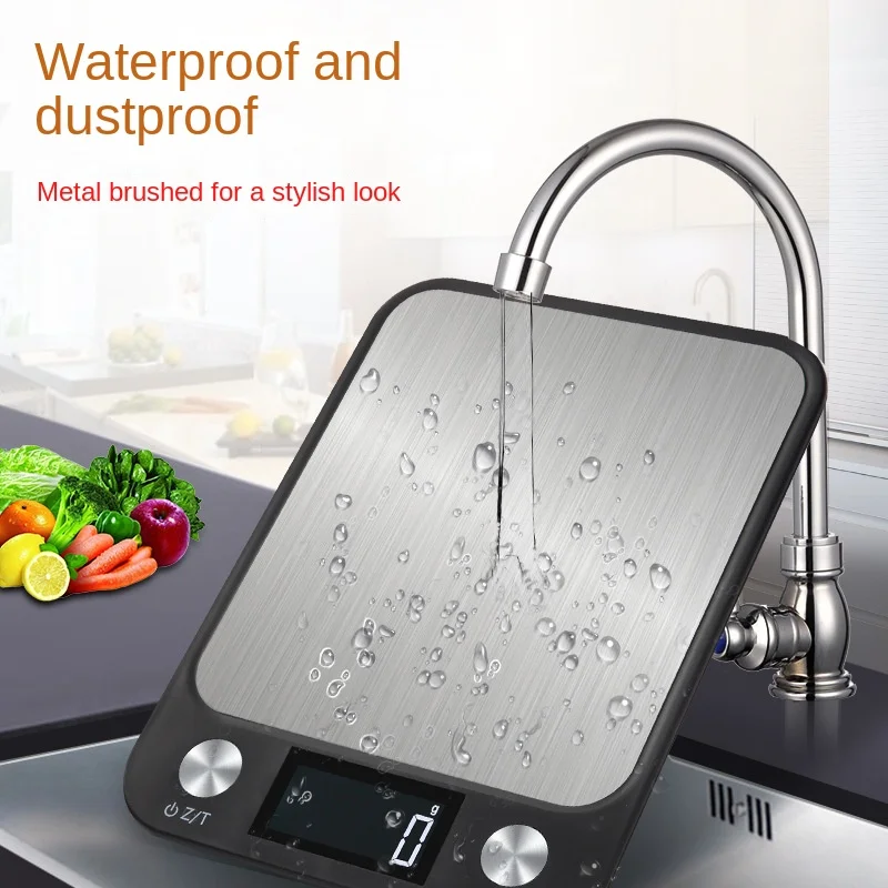 

Kitchen Scale 10Kg/22lbs Digital Food Scale Accurate Within 0.05 Ounces/1 Grams, Stainless Steel Design for Cooking and Baking