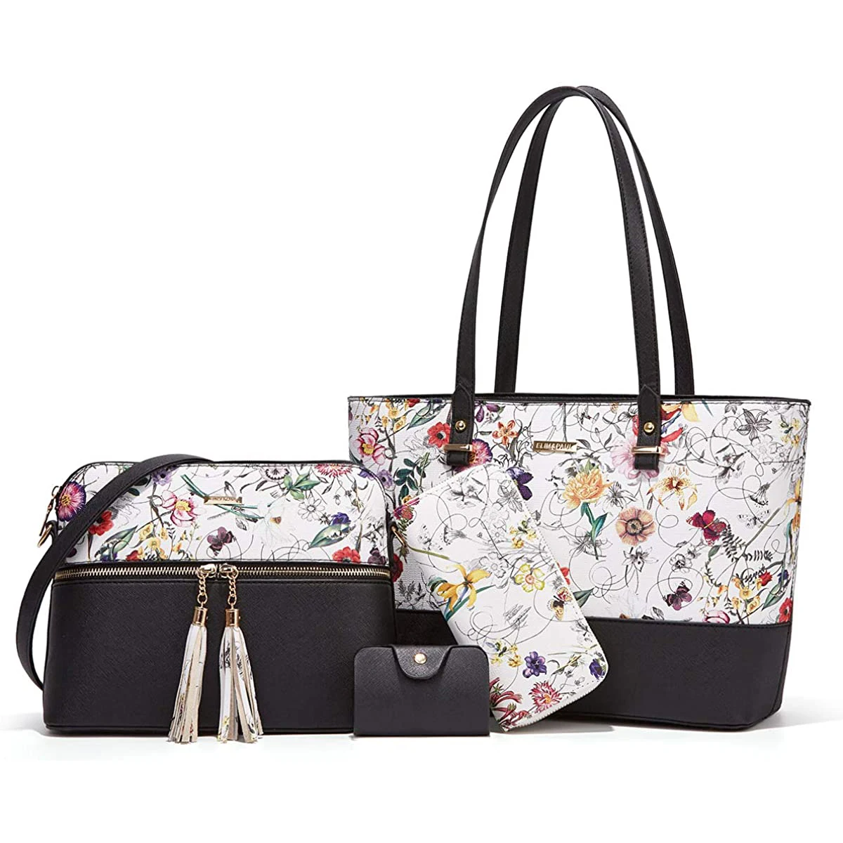 

Women's Fashion Handbag Shoulder Bag 4 Piece Set Mother Bag