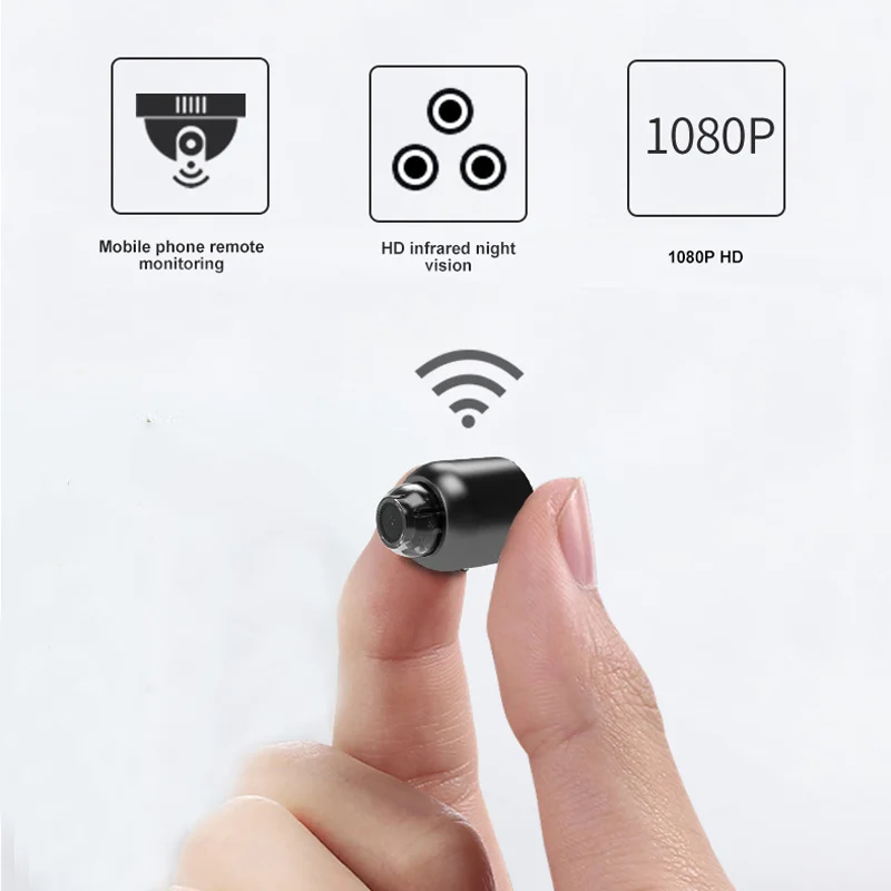 Купи X5 Mini Camera Wireless Wifi 1080P Security Night Vision Motion Detect Camcorder Baby IP Cam Miro camera за 713 рублей в магазине AliExpress