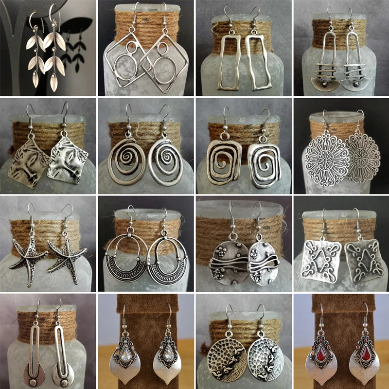 Женские серьги в этническом стиле